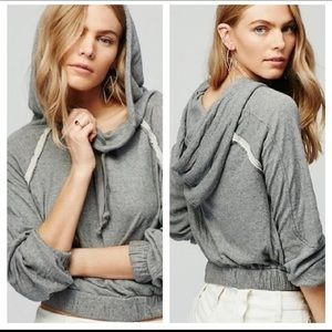 Free people hooded top